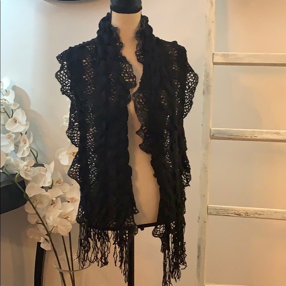 CLEARANCE‼️Ruffled Boho Scarf - Picture 5 of 7